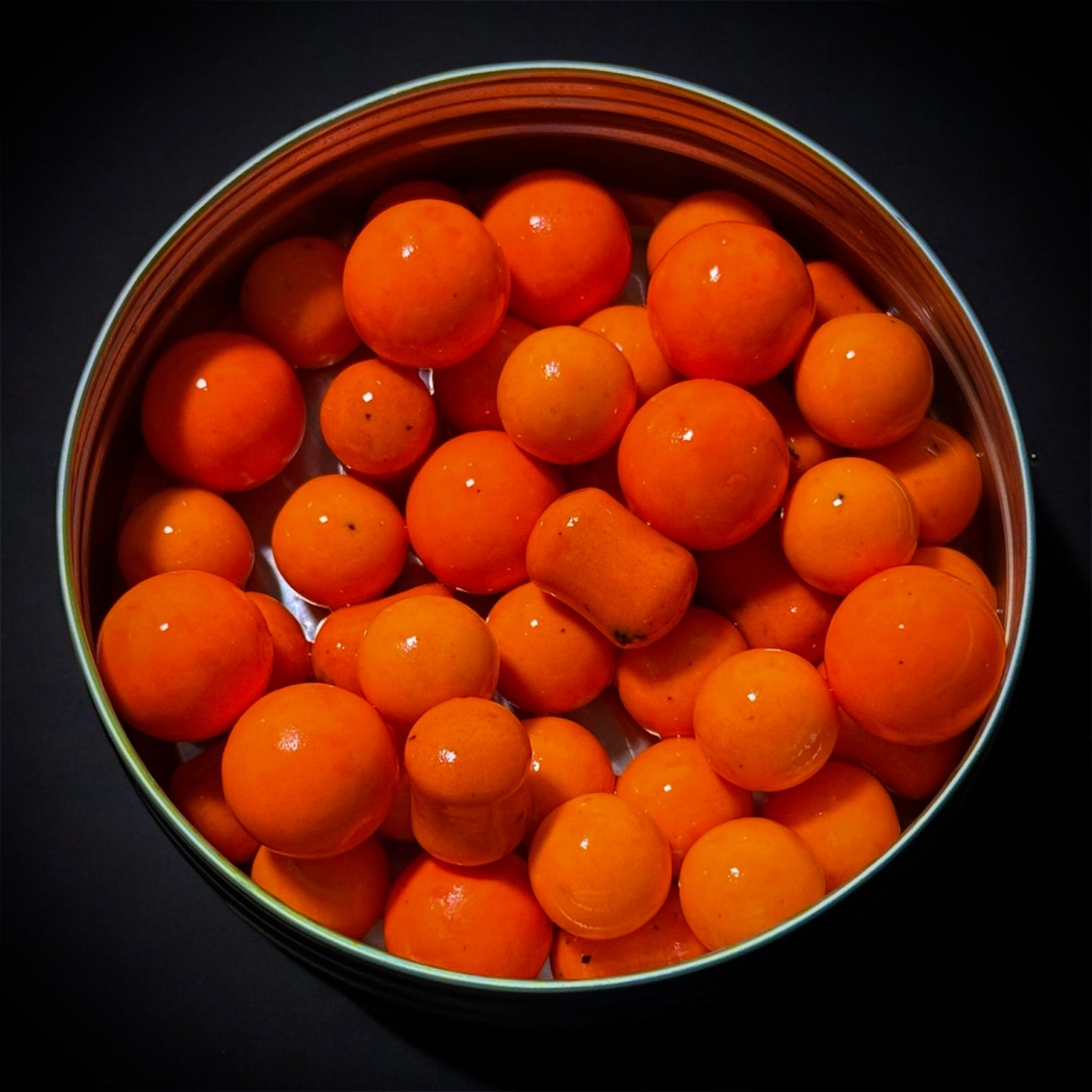 Fluoro Orange Wafters and Pop ups 12/15mm