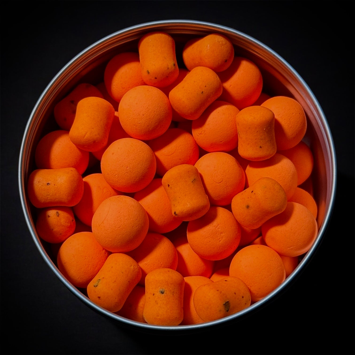 Fluro Orange Wafters and Pop ups 15mm